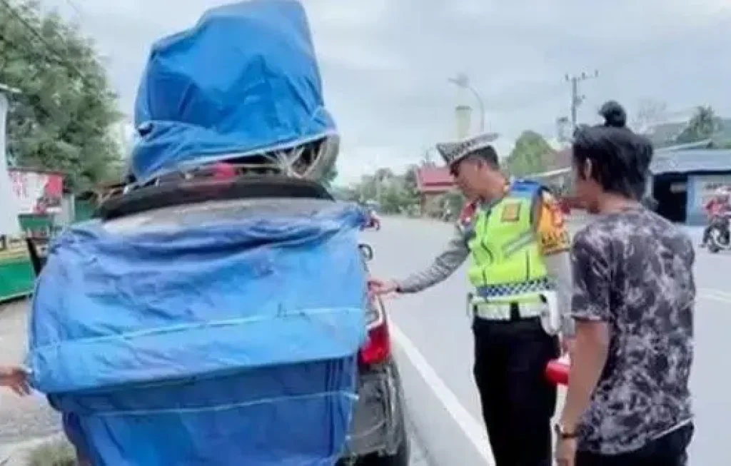 Avanza angkut motor atap