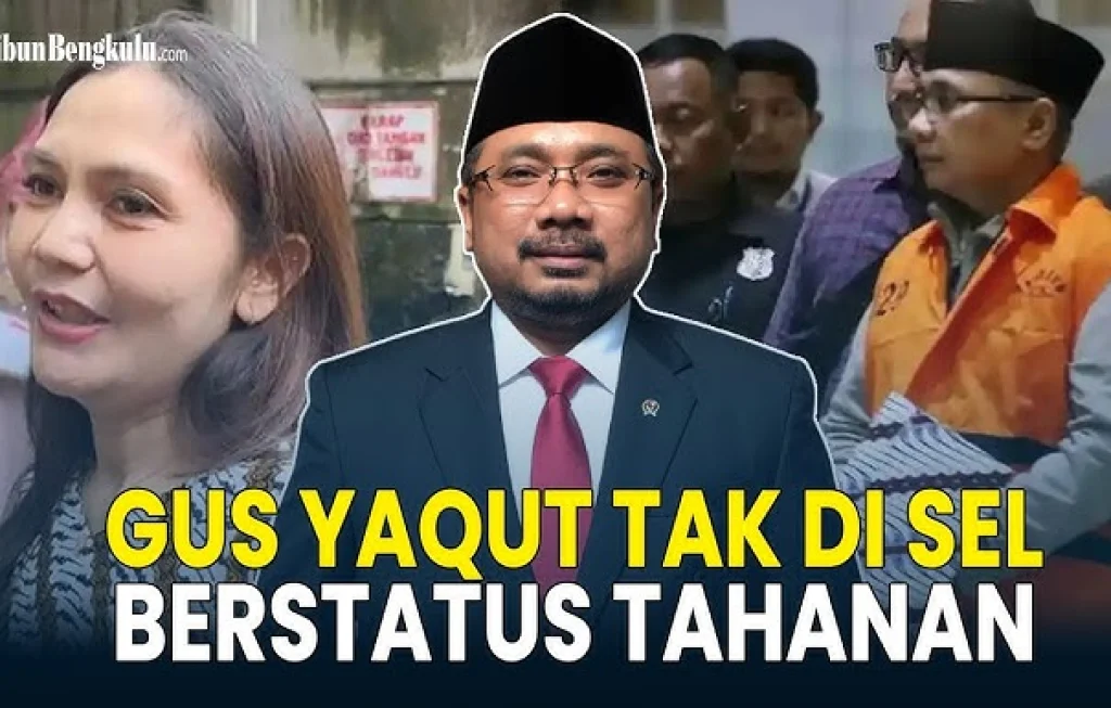 Gus Yaqut ke sel rutan