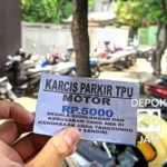 Karcis Parkir TPU Depok